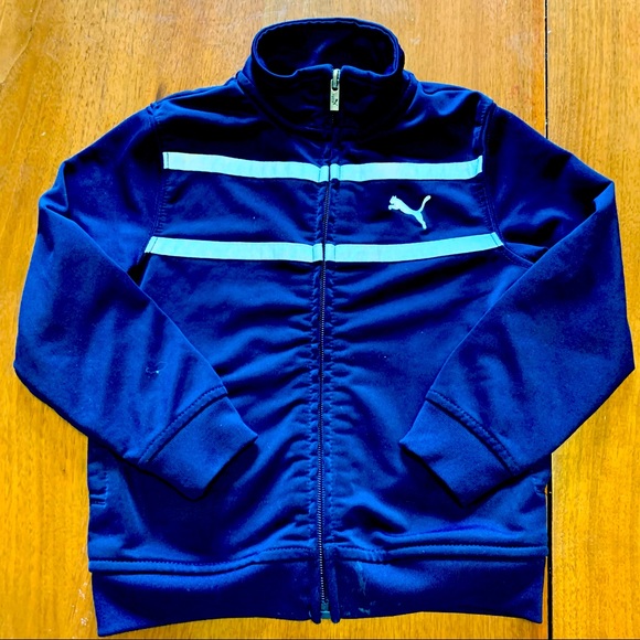 Puma Other - SALE 4/$20 !! Puma navy zip nylon jacket 3T
